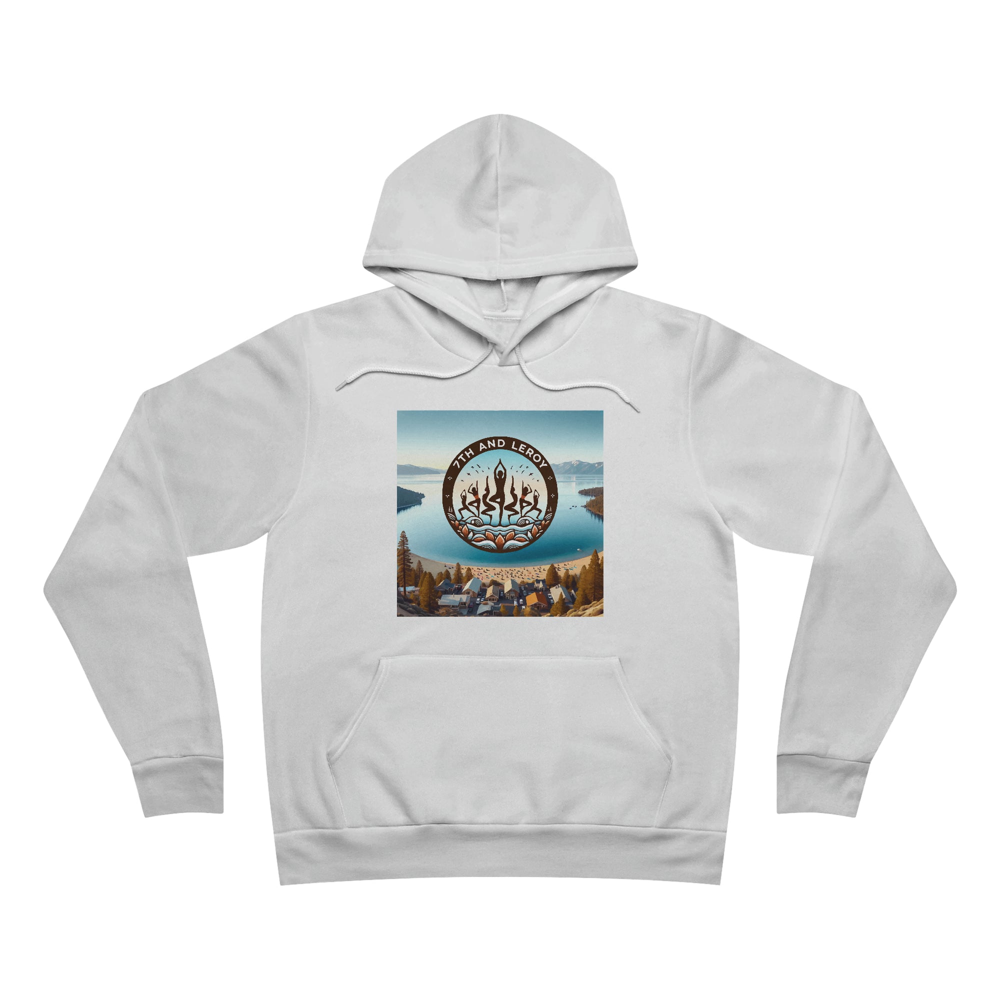 Unisex Lake Tahoe Yoga Fleece Pullover Hoodie