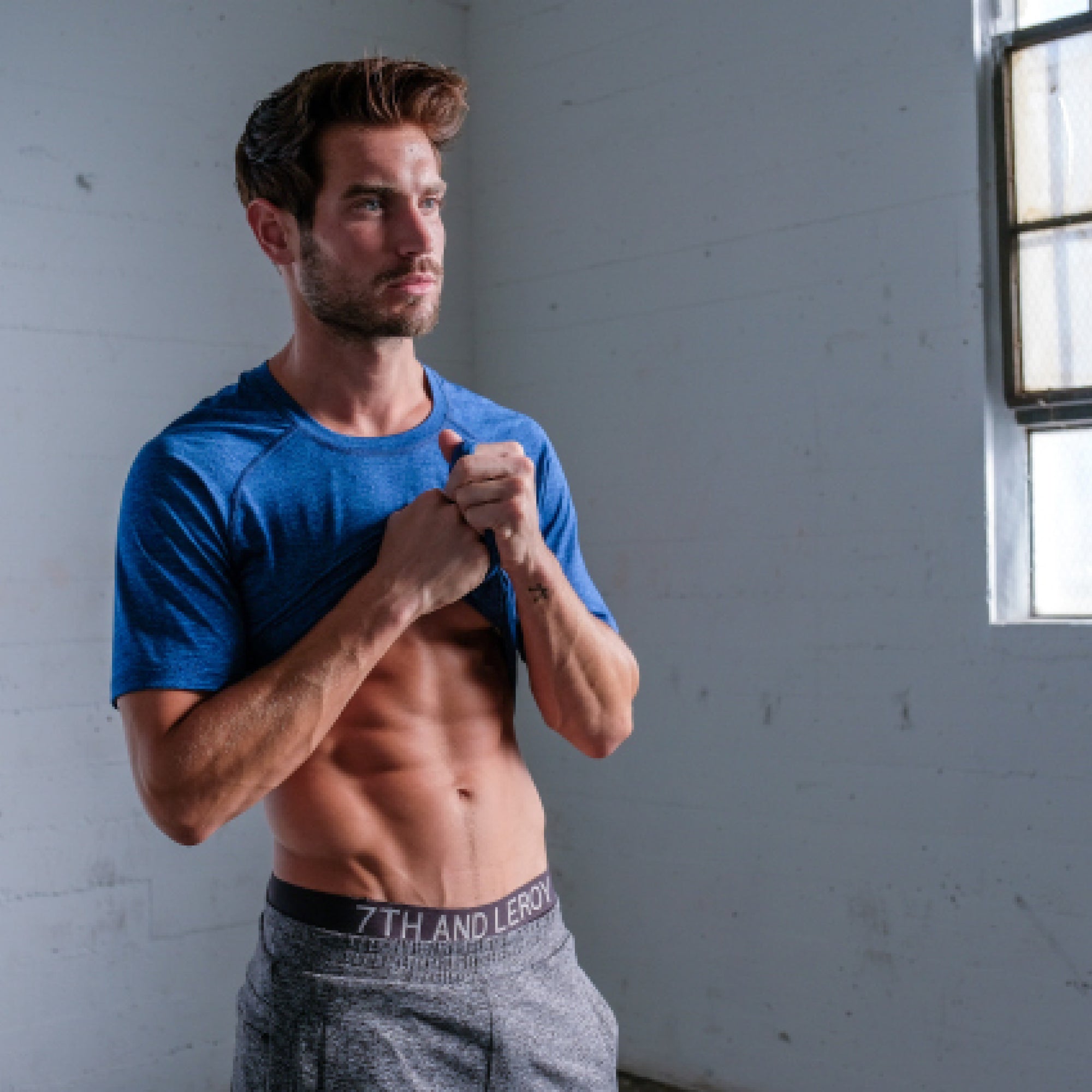 Mens Athletic Crew Neck T-Shirt